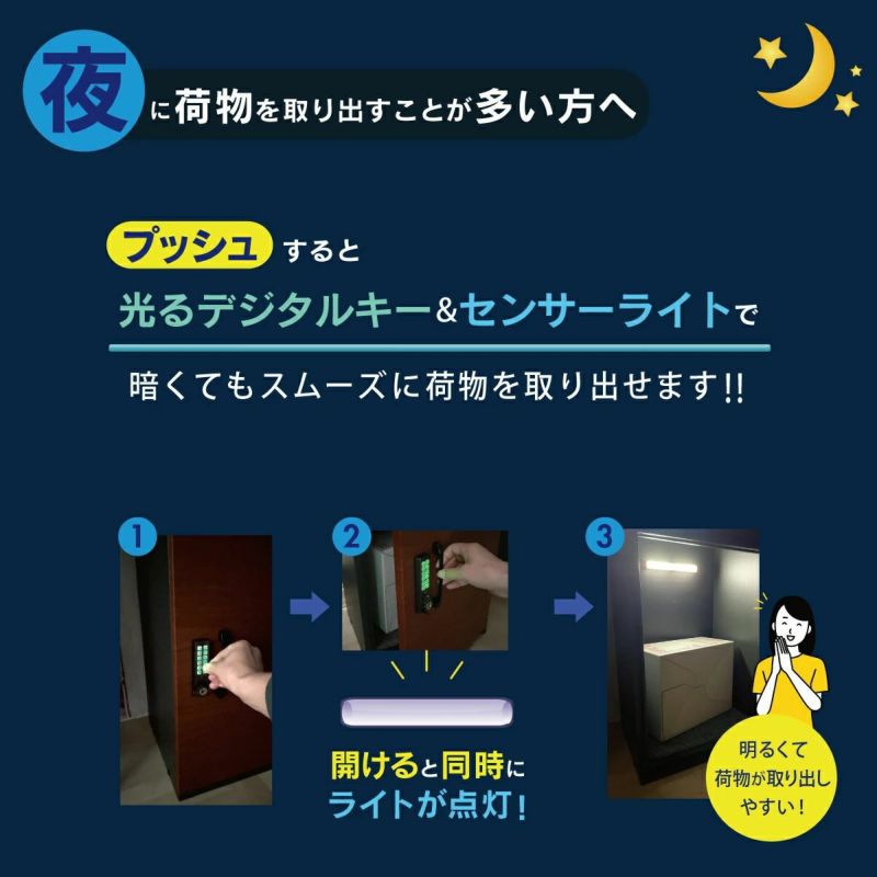 ルスネコボックス用センサーライト｜夜間対応・屋外用
